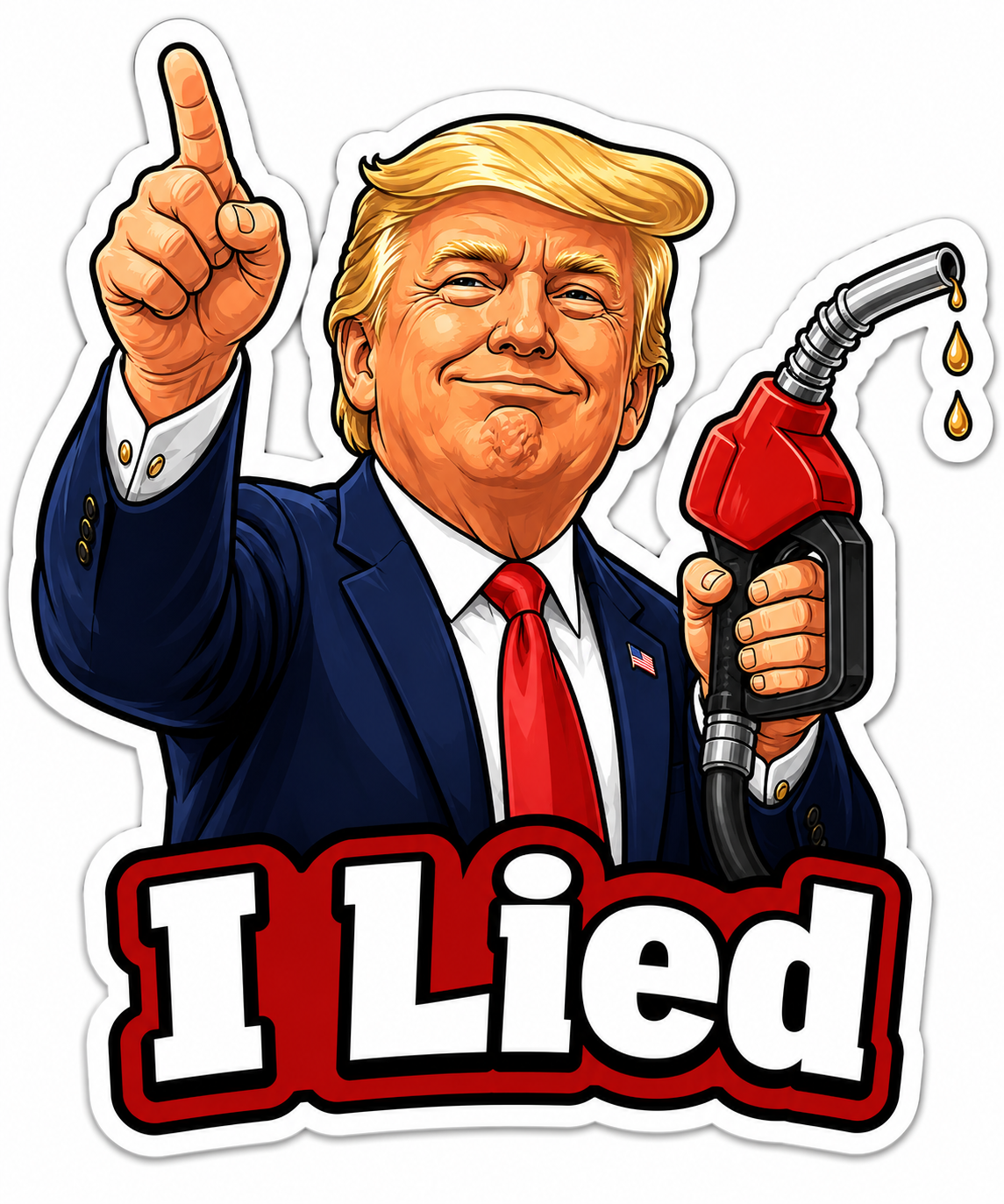 LIAR Sticker
